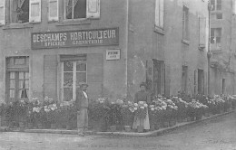 BOURGOIN (Isère) - Place Des Augustins, 4 - Deschamps Horticulteur, Angle Rue Désirée - Voyagé 1906 (2 Scans) - Bourgoin