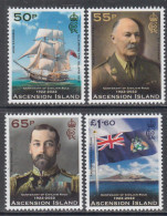 2022  Ascension Civilian Rule Centenary Ships Complete Set Of 4 MNH - Ascensione