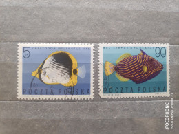 1967	Poland	Fishes (F97) - Used Stamps