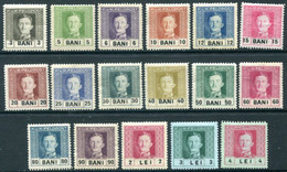 AUSTRIAN MILITARY POST In ROMANIA 1918  Karl I Definitive Set LHM / *. Michel 18-34 - Nuovi