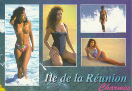 CPM . ILE DE LA REUNION  .  CHARMES   .  CARTE ECRITE AU VERSO - Andere & Zonder Classificatie