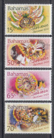 2022 Bahamas Junkanoo Carnival Festival Christmas Noel Navidad Complete Set Of 4 MNH - Bahama's (1973-...)