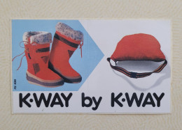 Autocollant Vintage Marque K-way - Aufkleber