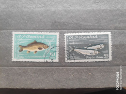 1960	Romania	Fishes (F97) - Gebruikt