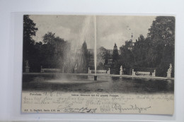 AK Potsdam Schloss Sanssouci Mit Der Großen Fountaine 1904 Gebraucht #PI785 - Autres & Non Classés