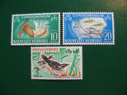 NOUVELLES HEBRIDES POSTE ORDINAIRE N° 273/275 TIMBRES NEUFS** LUXE COTE 19,50 EUROS - Neufs