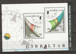 1992 MNH Gibraltar Mi Block 17 Postfris ** - Gibilterra