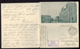 Deutsches Reich Litauen Wilna Vilnius Selt. Kartenbrief Feldpost Faltbrief KDFS - Storia Postale
