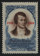 Russia / Sowjetunion 1959 - Mi-Nr. 2203 ** - MNH - Robert Burns - Unused Stamps