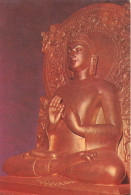 INDE - Buddha Image In MUlgandh Kuti Vihara - The Life Size Golden Image Of Buddha In Preachin - Carte Postale - India