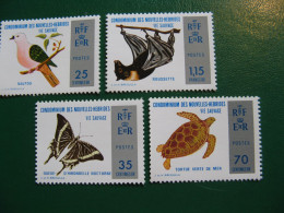 NOUVELLES HEBRIDES POSTE ORDINAIRE N° 378/381 TIMBRES NEUFS** LUXE COTE 18,00 EUROS - Unused Stamps
