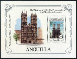 Anguilla 687,MNH.Wedding:Prince Andrew & Sarah Ferguson,1986.Westminster Abbey. - Anguilla (1968-...)
