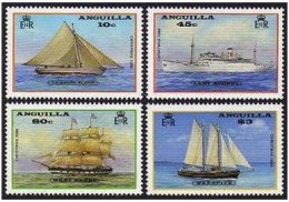 Anguilla 696-699,MNH.Mi 719-722. Christmas 1986.Ships:Trading Sloop,Lady Rodney, - Anguilla (1968-...)