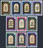 Anguilla 526-535,MNH.Michel 530-539. Easter 1983.Ten Commandments. - Anguilla (1968-...)