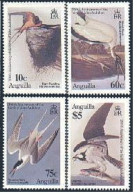 Anguilla 613-616, MNH. Michel 634-637. Audubon's Birds 1985. Barn Swallow,Stork, - Anguilla (1968-...)