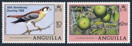Anguilla 387-388,MNH.Michel 385-386. Sparrow Hawk,Manchineel.Scouting 1980. - Anguilla (1968-...)