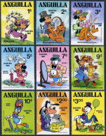 Anguilla 434-442,443,MNH.Michel 432-440,Bl.37.Easter 1981,Walt Disney Characters - Anguilla (1968-...)