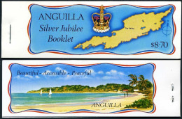 Anguilla 271-274 Booklet. Reign Of QE II, Silver Jubilee, 1977. Prince Charles. - Anguilla (1968-...)