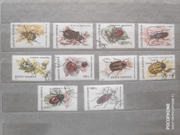1996	Romania	Insects (F97) - Used Stamps