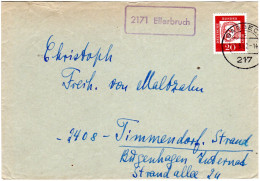 BRD 1962, Landpost Stempel 2171 ELLERBRUCH Auf Brief M Stpl. Basbeck - Colecciones