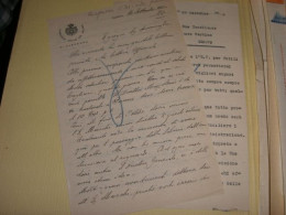 LETTERE 1926 DIREZIONE DELLE RR SALINE DI SARDEGNA - Historische Dokumente