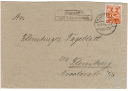 1948, Landpost Stpl. STOLTEBÜLL über Kappeln Auf Brief M. 24 Pf.  - Storia Postale