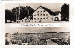 Grünwald Im Isartal, Gasthaus Zur Post M. Maibaum, 1943 Gebr. Foto-AK - Sonstige & Ohne Zuordnung