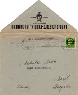 Bayern 1919, EF 5 Pf Volksstaat Auf Auslands Drucksache V. Nürnberg I.d. Schweiz - Briefe U. Dokumente