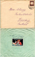 Bayern 1920, 20/3 Pf. Auf Brief V. Landshut M. Rückseitiger Verschluss Vignette - Briefe U. Dokumente