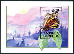 Antigua 1635 Sheet, MNH. Michel . Monarch Butterfly, Earth Summit 1992. - Antigua En Barbuda (1981-...)