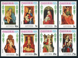 Antigua 353-360, MNH. Christmas 1974. Bellini, Raphael,Van Der Weyden, Mantegna, - Antigua En Barbuda (1981-...)
