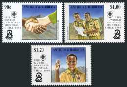 Antigua 2194-2196, MNH. Michel 2809-2811. World Scouting Jamboree, 1998. - Antigua En Barbuda (1981-...)