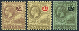 Antigua 58-60,hinged.Michel 38-40. George V,1921-1922.St John's Harbor. - Antigua En Barbuda (1981-...)