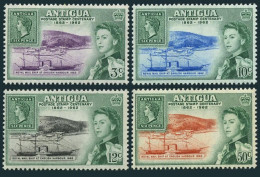 Antigua 129-132,lightly Hinged.Michel 123-126. Antigua Stamps-100.Steam Packet. - Antigua Und Barbuda (1981-...)