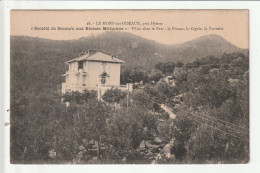 CP 83 LE MONT DES PISEAUX Societé De Secours Aux Bléssés Militaires Villas Dans Le Parc - Hyeres