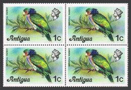 Antigua 406 Block/4,MNH.Michel 400. Birds 1976.Imperial Parrot. - Antigua En Barbuda (1981-...)