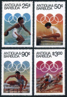 Antigua 740-743,MNH.Michel 809-812. Olympics Los Angeles-1984.Discus,Gymnastics, - Antigua Et Barbuda (1981-...)