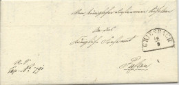 Bayern 1855, HKS GRIESBACH Auf Schönem Franko Brief V. Kösslarn N. Passau - Covers & Documents