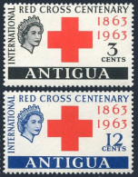 Antigua 134-135, MNH. Michel 128-129. Red Cross Centenary, 1963. - Antigua En Barbuda (1981-...)