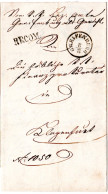 Österreich 1861, Kärnten-K1 Greifenburg U. L1 RECOM: Auf Brief N. Klagenfurt - Lettres & Documents