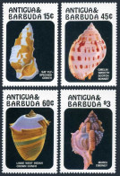 Antigua 943-947, MNH. Mi 953-956, Bl.112. Shells: Cerith, Conch,Atlantic Natica, - Antigua Y Barbuda (1981-...)