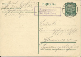 DR 1936, Koppengrave über Alfeld (Leine), Landpost Stempel Auf 6 Pf. Ganzsache - Storia Postale