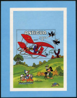 Antigua 571, MNH. Michel 572 Bl.47. IYC-1979. Walt Disney: Goofy. Birds. - Antigua Und Barbuda (1981-...)