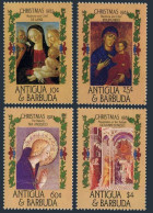 Antigua 905-908,909,MNH. Mi 915-918,Bl.104. Christmas 1985.Fra Angelico,Raphael, - Antigua Y Barbuda (1981-...)