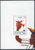 Antigua 541, MNH. Michel Bl.42. IYC-1979, Children Games. - Antigua Und Barbuda (1981-...)