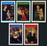 Antigua 316-320, 320a, MNH. Mi 305-309, Bl.9. David,Stomer,Raphael,Tiepolo, 1973 - Antigua And Barbuda (1981-...)