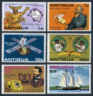 Antigua 453-458,458a,MNH. 1976.UPU,Alfred Noble,Peace Dove,Spacecraft,Telephone, - Antigua Y Barbuda (1981-...)