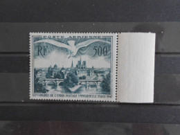 FRANCE YT PA 20 CONGRES DE L'U.P.U. PARIS Bord De Feuille** - 1927-1959 Mint/hinged