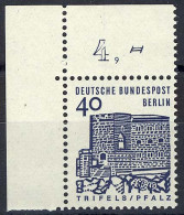 245 Bauwerke Klein 40 Pf Ecke Ol ** Postfrisch - Unused Stamps