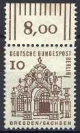 242 Bauwerke Klein 10 Pf Oberrand ** Postfrisch - Ongebruikt